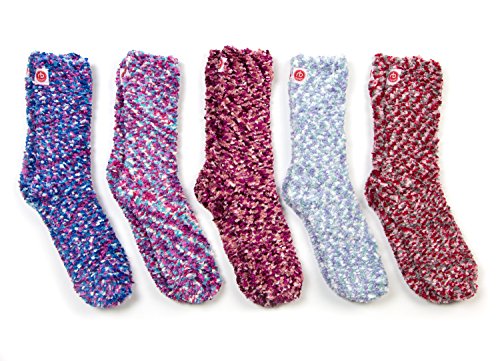Red Bene Women's Multi-Bobble Fuzzy Socks
