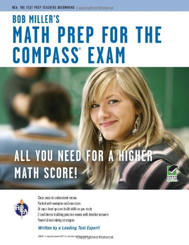 COMPASS Exam - Bob Miller's Math Prep by Bob Miller