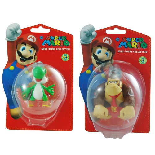 

Super Mario - Yoshi And Donkey Kong Mini Figure Bundle - Series 3 By Goldie Marketing