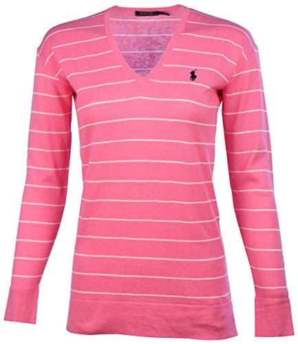 Polo Ralph Lauren Women's Striped V-Neck Sweater