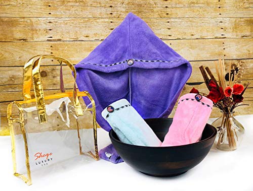 Algopix Similar Product 20 - 3Hair Towel Wrap Highly Absorbent