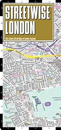 Streetwise London Map - Laminated City Center Street Map of London, England