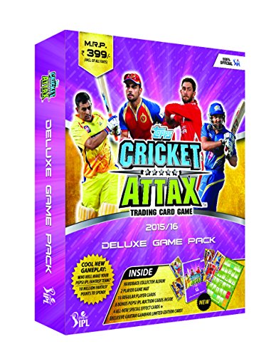 Topps Cricket Attax 2015 IPL CA 2015 Deluxe Game Pack, Multi Color