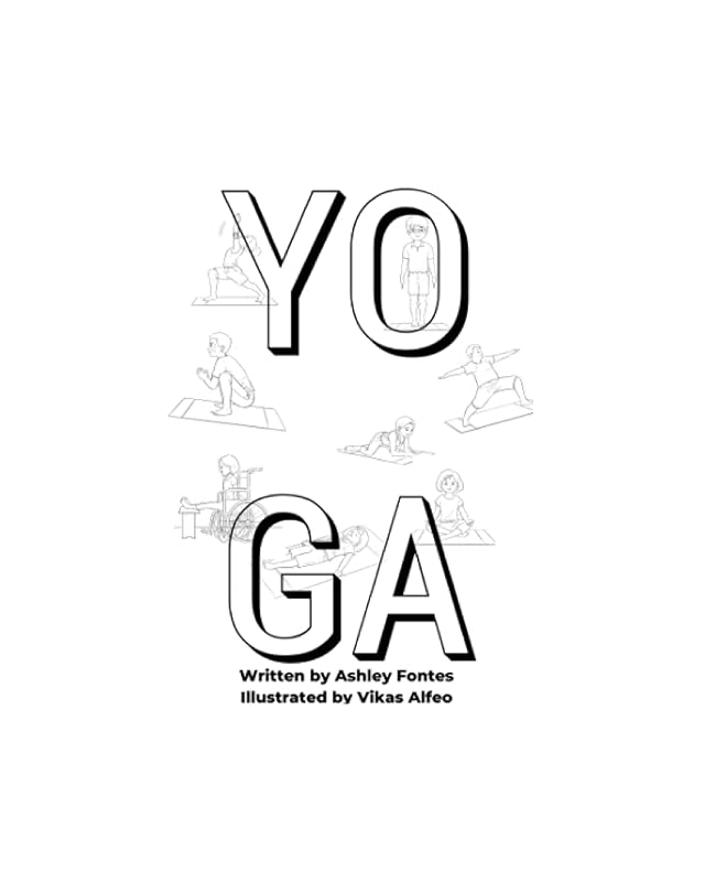 Playful Yoga: Activity and Coloring Book by Ashley D Fontes