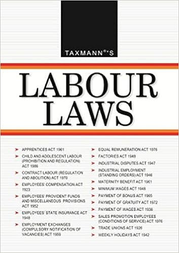 Labour Laws 2017 edition book