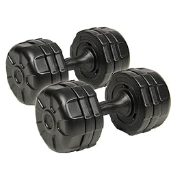 アーミーダンベル 10ｋｇ×2個セット ブラック LEDB-10MT*2 錆びません！ [ダンベルトレーニング 筋トレ]