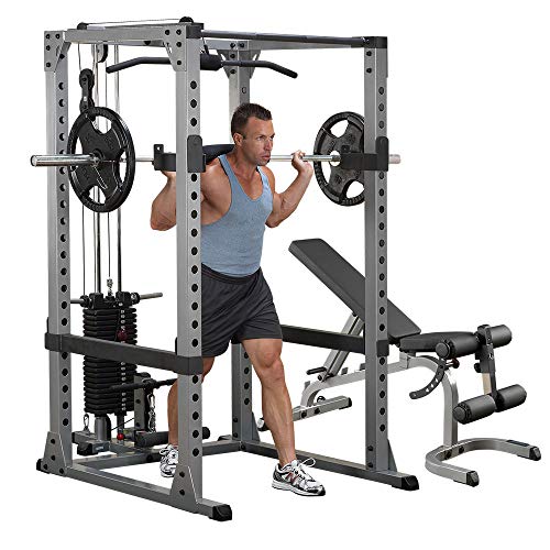 Algopix Similar Product 13 - BodySolid GPR378 Power Rack with Lat