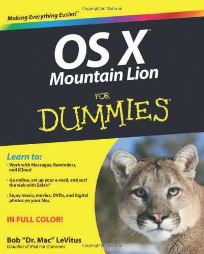 OS X Mountain Lion For Dummies by Bob LeVitus