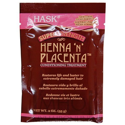 Hask Placenta Henna N Placenta Conditioning Treatment Super 2Oz/55G