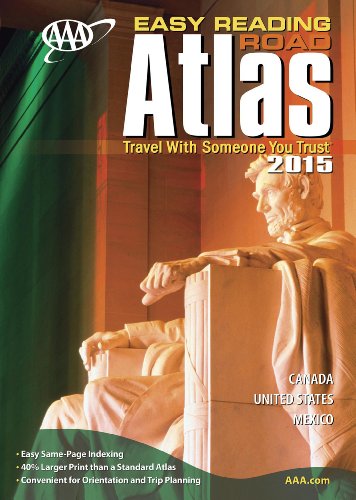 AAA Easy Reading Road Atlas 2015 by AAA Publishing