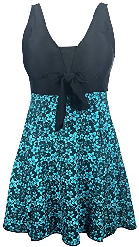 Women's One Piece Swimsuit Tankini Swimdress Plus Size Cover Up Bathing Suit