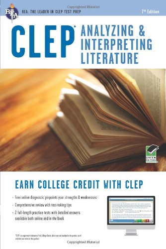CLEP&reg; Analyzing &amp; Interpreting Literature Book + Online by Editors of REA