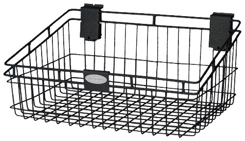 Suncast MB1218B Wire Basket 12x18 Inch, Black