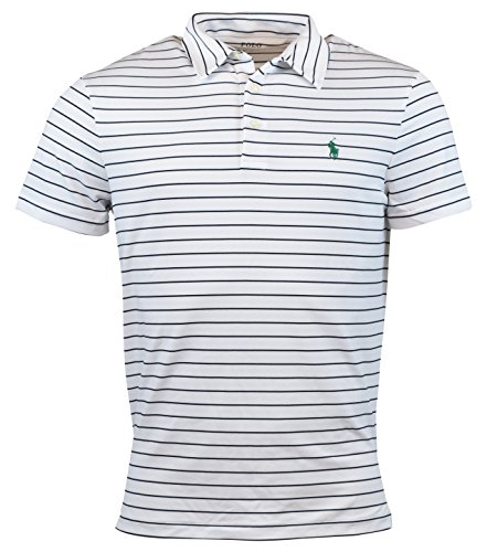 Polo Ralph Lauren Mens Performance Striped Polo Shirt