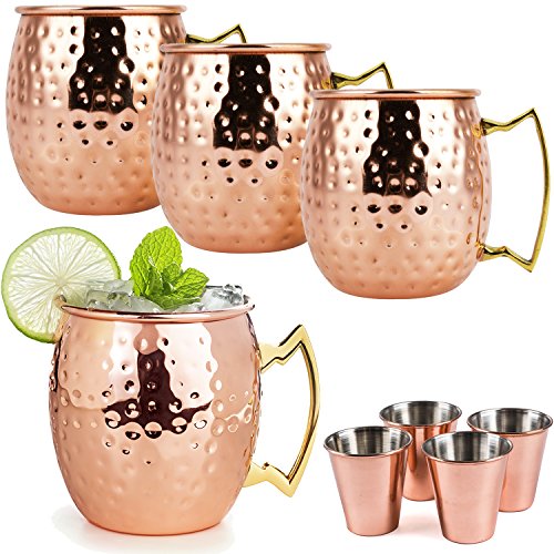 Algopix Similar Product 20 - Moscow Mule Copper Mugs  8 Piece Set 