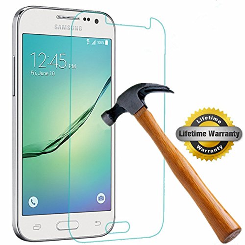 Galaxy Core Prime Screen Protector, SOOYO(TM) Premium Tempered Glass Screen Protector (2.5D Round Edge/99% Clarity/Shatter-Proof/Bubble Free) for Samsung Galaxy Core Prime [Lifetime Warranty]-[1Pack]