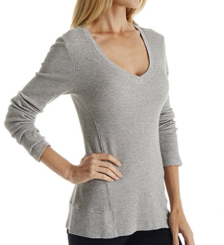 Splendid Women's Thermal V-Neck Long Sleeve