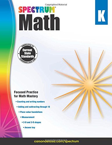 Spectrum Math Workbook, Grade K by Spectrum 
			
			
		
		
		
       	 
       		
       			(Compiler)