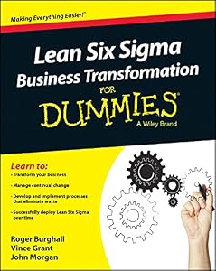 Lean Six Sigma Business Transformation For Dummies by Vince Grant