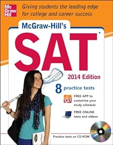 McGraw-Hill's SAT with CD-ROM, 2014 Edition (Mcgraw Hill's Sat (Book & CD Rom))