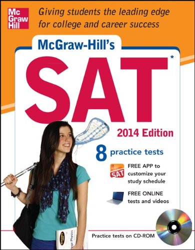 McGraw-Hill's SAT with CD-ROM, 2014 Edition (Mcgraw Hill's Sat (Book & CD Rom)) by Christopher Black