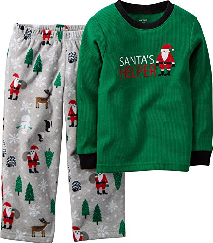 Carter's Baby Boys' Thermal & Microfleece Pajama Set
