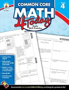 Common Core Math 4 Today, Grade 4: Daily Skill Practice by Erin McCarthy