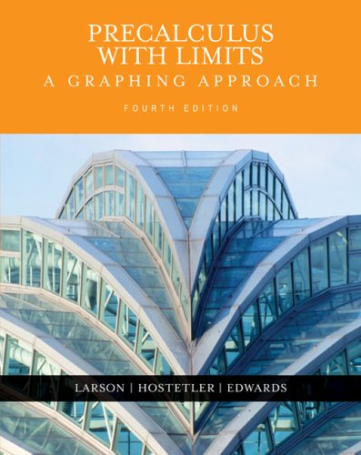 Precalculus with Limits: A Graphing Approach by Ron Larson