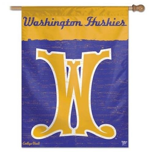 

NCAA College Vault Washington Huskies 27-by-37 inch Vertical Flag