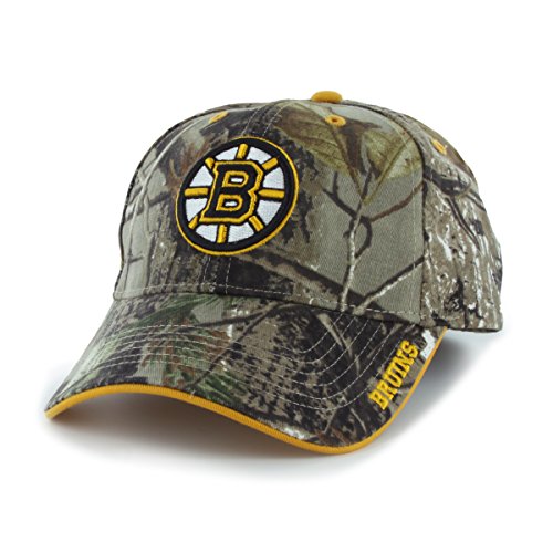 NHL Boston Bruins '47 Frost MVP Camo Adjustable Hat, One Size Fits Most, Realtree Camouflage