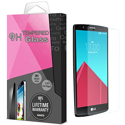 LG G4, Cellto Premium [Shatter Proof]*NEW* Tempered Glass Screen Protector [Diamond Strength] (2015)