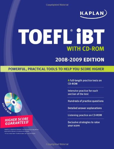 Kaplan TOEFL iBT with CD-ROM 2008-2009 by Kaplan