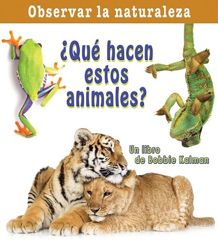 Que Hacen Estos Animales? / What Are These Animals Doing? (Observar La Naturaleza / Looking at Nature) (Spanish Edition) by Bobbie Kalman