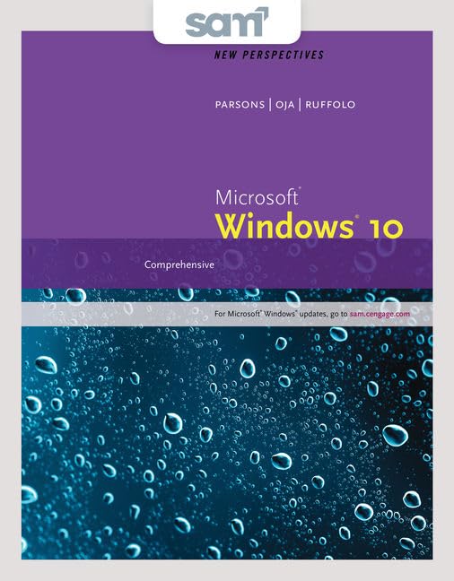 Bundle: New Perspectives Microsoft Windows 10: Comprehensive, Loose-Leaf Version+ SAM 365 & 2016 Assessments, Trainings, and Projects with 2 MindTap Reader Printed Access Card by Lisa Ruffolo