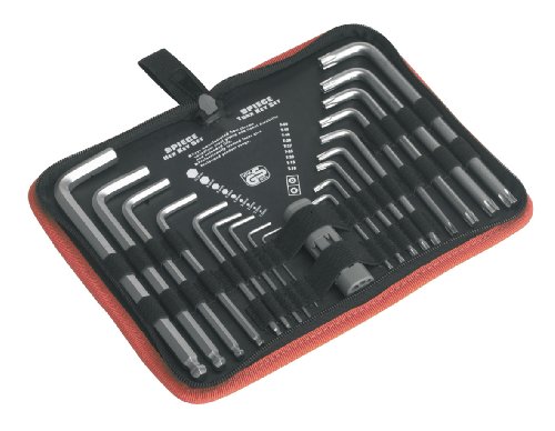 

Sealey Trx-Star & Hex Key Set 18Pc Long