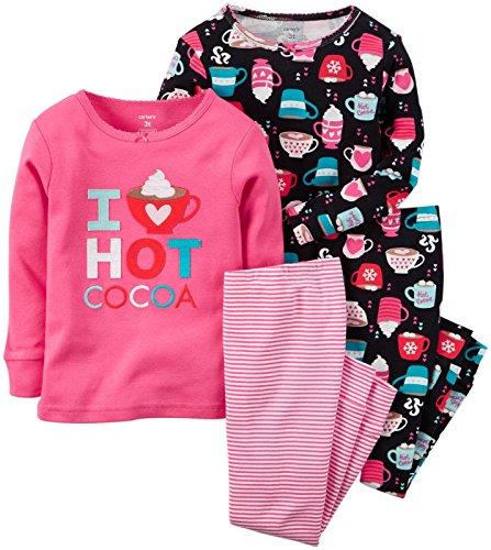 Carter's Baby Girls' 4 Piece PJ Set (Baby)