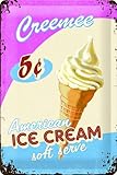 USA Ice Cream / ブリキ看板 TIN SIGN