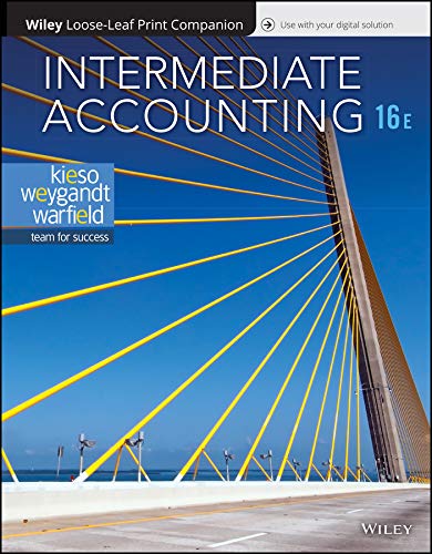 Intermediate Accounting by Donald E. Kieso