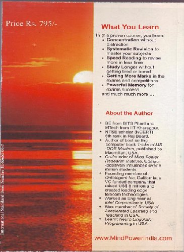 Raj Bapna's Mind Power Study Techniques (Topper's Mind Power Exam Success Secrets)