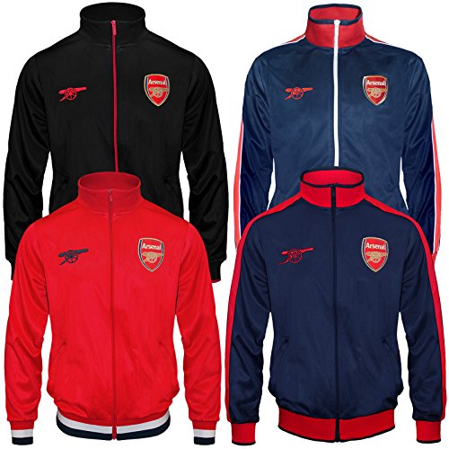 Arsenal Football Club Official Soccer Gift Mens Retro Track Top Jacket