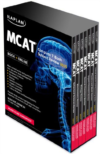 Kaplan Mcat Review Complete 7-book Set Created for Mcat 2015. by Kaplan