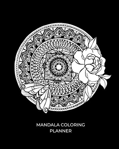 Mandala Coloring Planner: 12 month Undated by Ashley Law