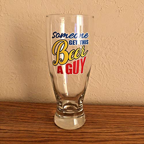 Algopix Similar Product 4 - Cristar Beer Glass with saying Someone