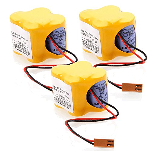 MicroMall(TM) 3Pcs 6V 2400MAH BR-2 / 3AGCT4A Li-ion Battery Compatible with Camera, Mp3/mp4 Player, Calculator and Other Electronic Devices