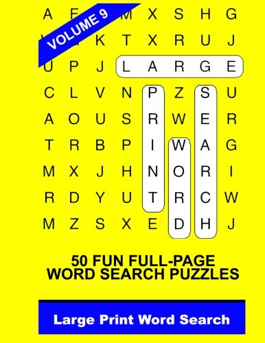 Large Print Word Search Vol. 9