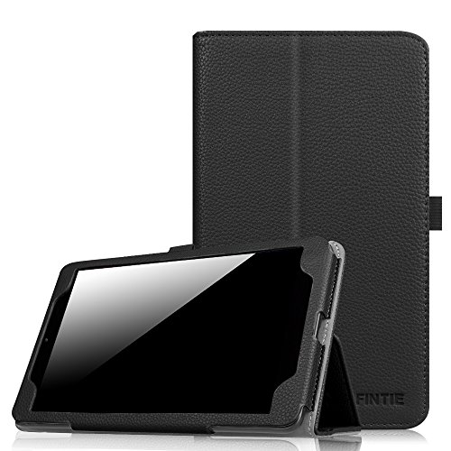Fintie AT&T Trek HD Case - Premium PU Leather Slim Fit Folio Stand Cover with Stylus Loop for AT&T Trek HD 8 inch 4G LTE Android Tablet, Black