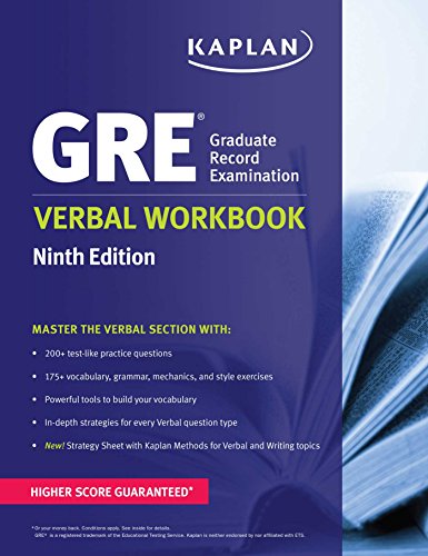 GRE Verbal Workbook by Kaplan