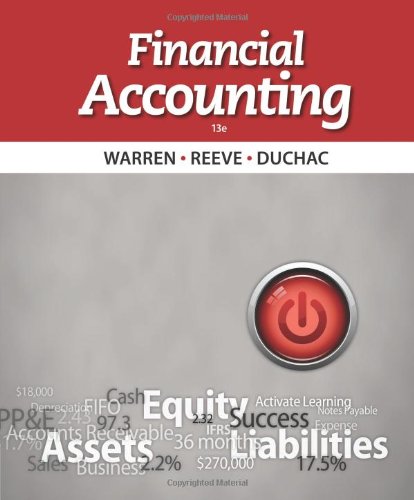 Financial Accounting by Carl S. Warren