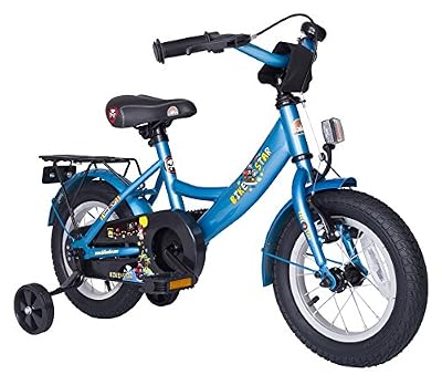 BIKESTAR® Premium Vélo pour enfants à partir d'env. 3 ★ Edition Classic 12 ★ Couleur Bleu