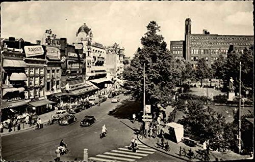 

A View of Amsterdam's Streets Amsterdam, The Netherlands Original Vintage Postcard